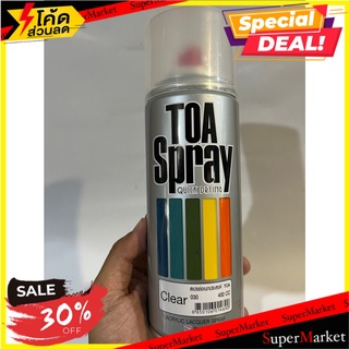 All purpose spray paint TOA model 0030 CLEAR LACQUER size 400 cc. สีสเปรย์ อเนกประสงค์ TOA รุ่น 0030 CLEAR LACQUER ขนาด