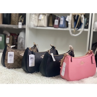 ✅พร้อมส่งในไทย!!!แท้💯จากอเมกา🇺🇸 Teri Shoulder Bag In Signature Canvas พอชรุ่นใหม่ล่าสุด มี2 สาย โซ่และหนังถอดได้