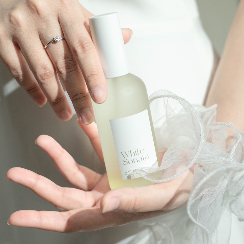 🤍 White sonata [Body Mist] สเปรย์ฉีดตัวหอม Waft blends : Wedding coll.