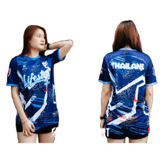 โปรโมชั่น : พร้อมส่งเสื้อกีฬาแฟชั่น คอกลม แขนสั้น N