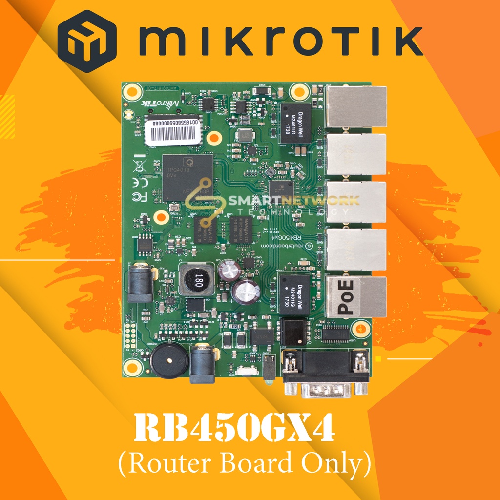 Mikrotik RB450Gx4   (เฉพาะ Router Board)