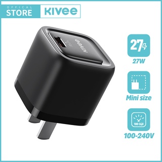 KIVEE หัวชาร์จเร็ว 27W QC4.0 หัวชาร์จ TYPE-C Adapter Fast Charge For HUAWEI Samsung Xiaomi  อแดปเตอร์ชาร์จเร็ว