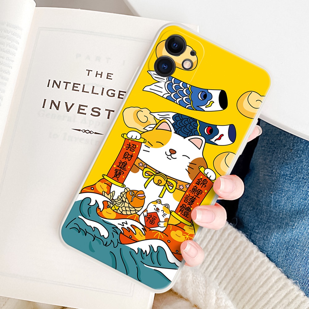 Infinix Note 10 11 Pro Hot 10 Play 10s 11s TPA Case Cute Cartoon Make A Ffortune Painted Phone Case For Tecno Camon 17 Pro 17P Spark 7 Pro Anti-drop Shockproof Pattern Back Shell #8