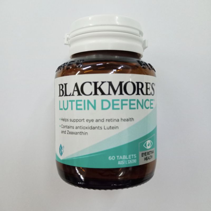 Blackmores Lutein Defence Eye Care Vitamin 60 Tablets แบล็คมอร์ ลูทีน ดีเฟนซ์ วิตามิน บำรุงสายตา 60 เม็ด