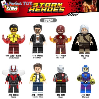 Ps Ego the Flash Minifigures Wasp Hush บล็อคตัวต่อ ของเล่นสําหรับเด็ก X0134