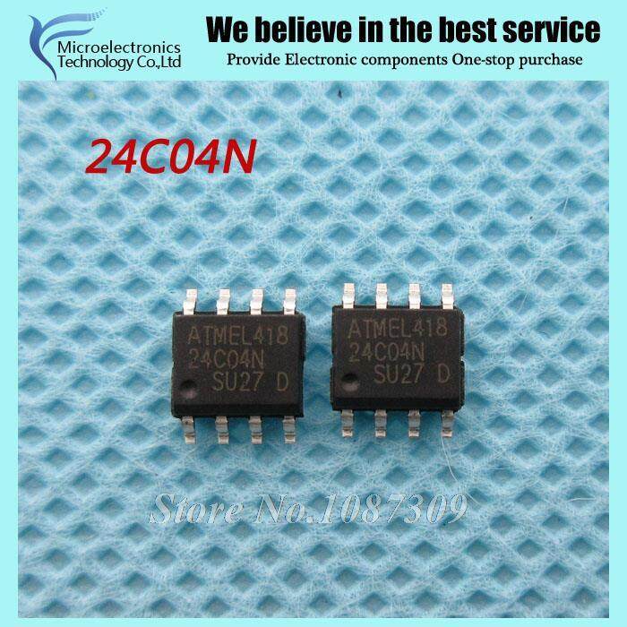 20 ชิ้น AT24C04N 24C04 24C04N SOP-8 EEPROM 4KB I2C SER EEPROM ใหม่