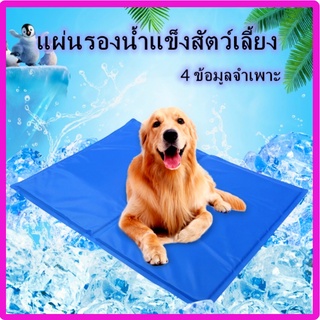 ที่นอนเจลเย็น สำหรับตว์เลี้ยง Pet Cool mat แผ่นทำความเย็น ที่นอนสัตว์เลี้ยง แผ่นเจลเย็น ที่นอนเย็น เบาะนอนเย็น สำหรับสุน