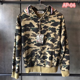 เสื้อฮู้ด เสื้อ ape ลายพราง เสื้อกันหนาว(AP-04)