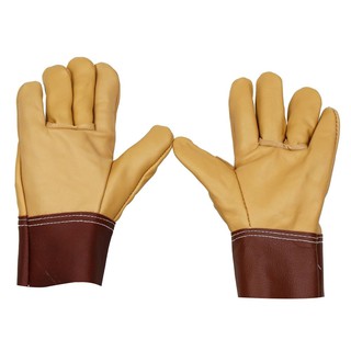 ถุงมือหนังเฟอร์นิเจอร์ล้วน PROSIRY.S 10 นิ้ว  LEATHER GLOVES HEAT RESISTANT PROSIRY.S 10"