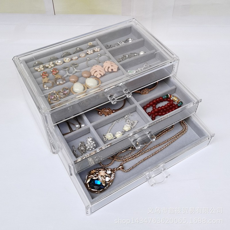 ลิ้นชัก กล่องใส่เครื่องสำอางค์ อะคริลิค ชั้นวางของ อย่างดี เกรดA - รูปที่ 6