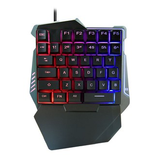 G7 RGB One Hand Gaming Keyboard Wired Gaming Keypad With LED Backlight 35 Keys One-handed Keyboardse