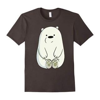 Combed เสื้อยืดพิมพ์ลาย We Bare Bears Bear Ice Bear 30 ชิ้น