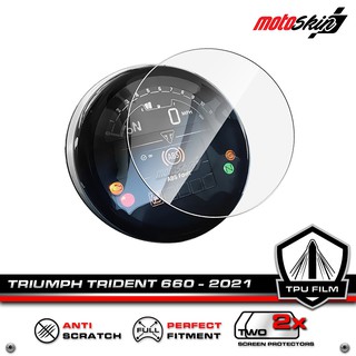 ฟิล์มกันรอยหน้าปัด TRIUMPH TRIDENT 660 PRO TPU Dashboard Protection Film