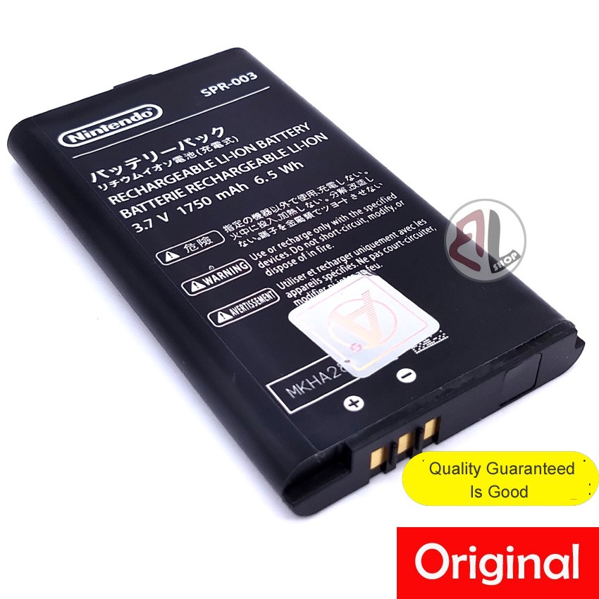 Nintendo New 3DS XL LL 1750 mAh 6.5Wh 3.7V SPR-003 Replacement Original Battery (Used) qTAM