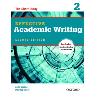 Se-ed (ซีเอ็ด) : หนังสือ Effective Academic Writing 2nd ED 2  Students Book +Online Practice (P)