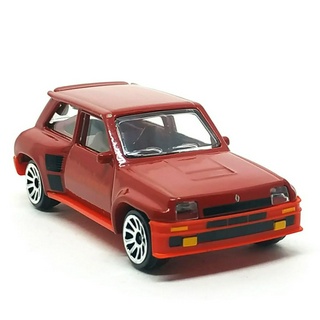 รถเหล็กมาจอเร็ต Majorette Renault 5 Turbo สีแดงเข้ม ขนาด 1/64 ยาว 8 cm มือสอง #001