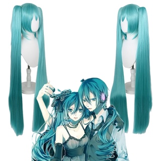 วิกผมคอสเพลย์ VocAloid water blue Hatsune Miku Miku Hatsune Miku wig cos เครื่องประดับผม