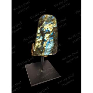 อัญมณีลาบราโดไรท์ ขาตั้งโชว์  Labradorite