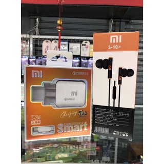 ชุดชาร์จXiaomiMiคู่กับหูฟังรุ่นใหม่ใส่สบายหู