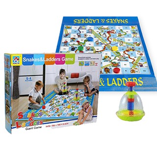 Snakes &amp; Ladders Game เกมส์บันไดงูพร้อมอุปกรณ์ทอย