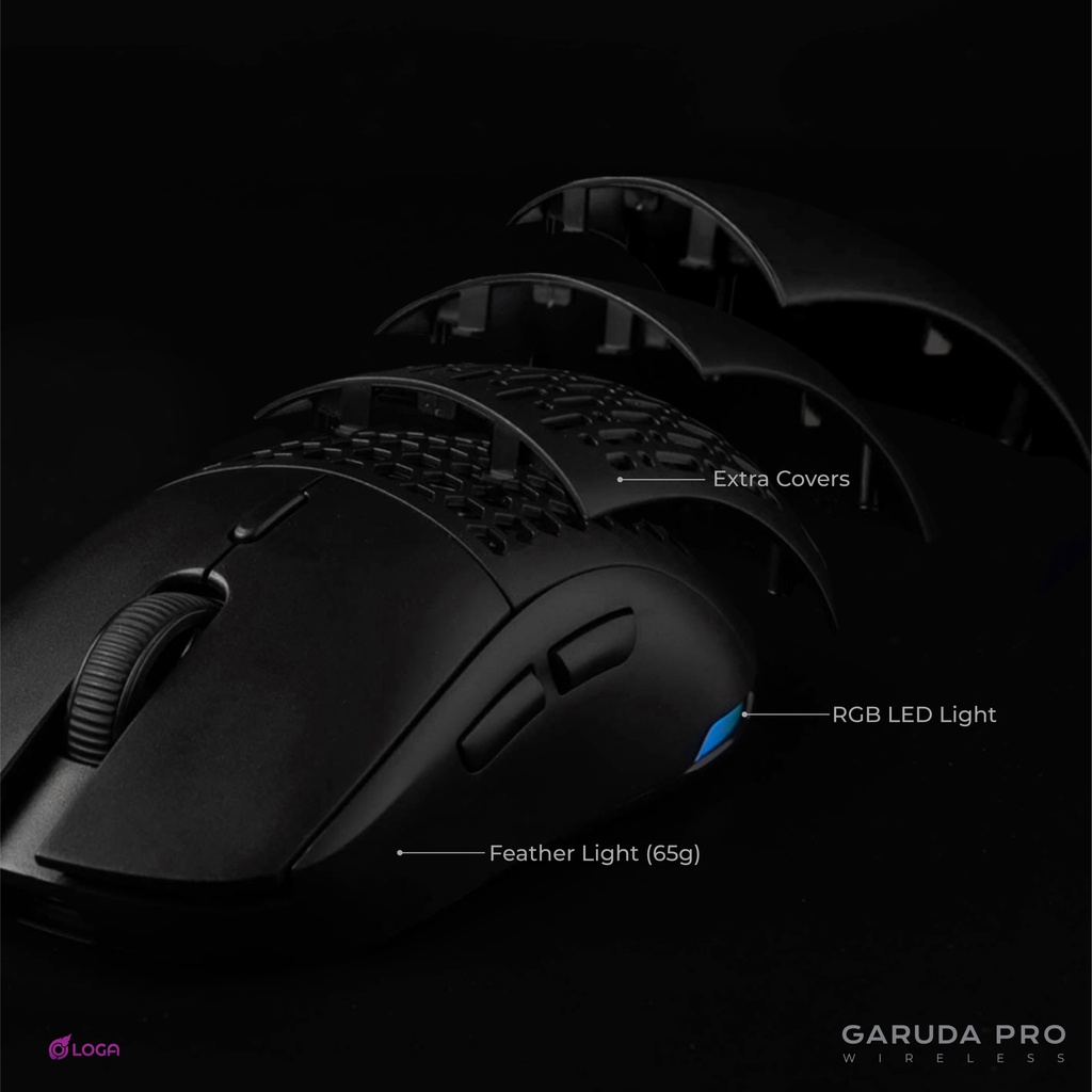 LOGA Garuda PRO wireless gaming mouse - logathailand - ThaiPick