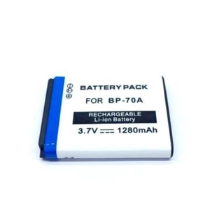 แบตเตอร์รี่กล้อง Samsung รหัส BP-70A BP70A For Samsung ES65 ES67 ES70 ES71 ES73 ES74 PL120 PL170 PL200 TL205 WB35F