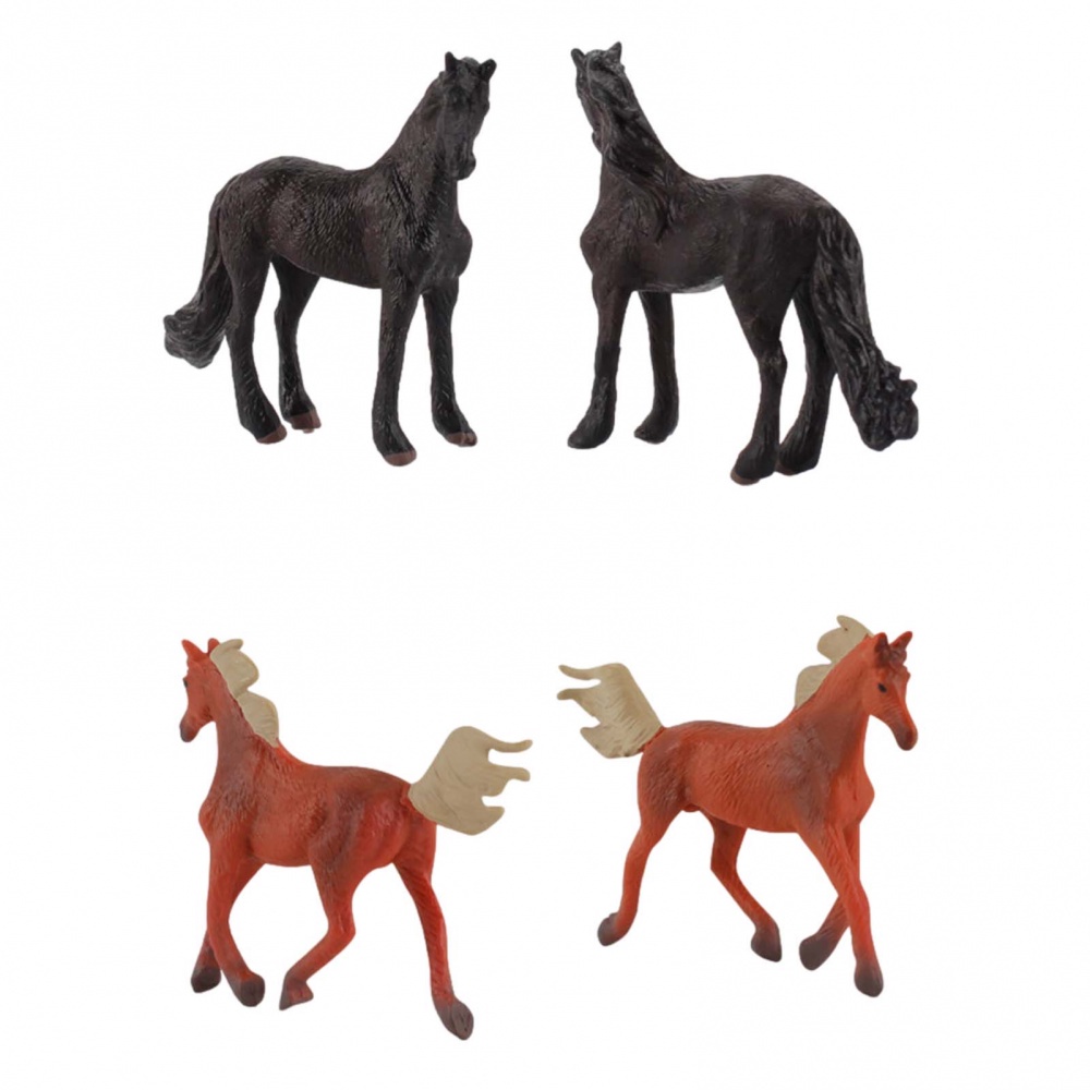 12 ชิ้น / เซต ป่า ป่า สตี๊ด โมเดลจําลอง ม้า ฟิกเกอร์ แอคชั่น ฟิกเกอร์ ม้าอาหรับ ฮันโอเวอร์ ม้า ของเล่นเด็ก ของขวัญ - รูปที่ 3