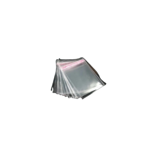 [โค้ดINC5LEL5ลด30.-] ถุงแก้วฝากาว เทปกาว แบบบาง (แพ็ค 100) ถุงขนม ถุงมีเทปปิด ซองพลาสติก OPP ใส