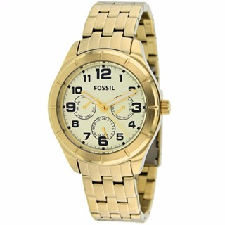 พร้อมส่ง  Fossil BQ1409  Multifunction Gold Tone 24 Hours Dress Watch ของแท้