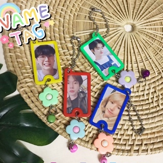 [พร้อมส่ง]🌈✨ NAME TAG Keyring ✨🌈 พวงกุญแจเนมแท๊ก NCT น่ารัก สีสันสดใส[ ส่งรูปมาทำได้ค่ะ ] ไม่มีขั้นต่ำ