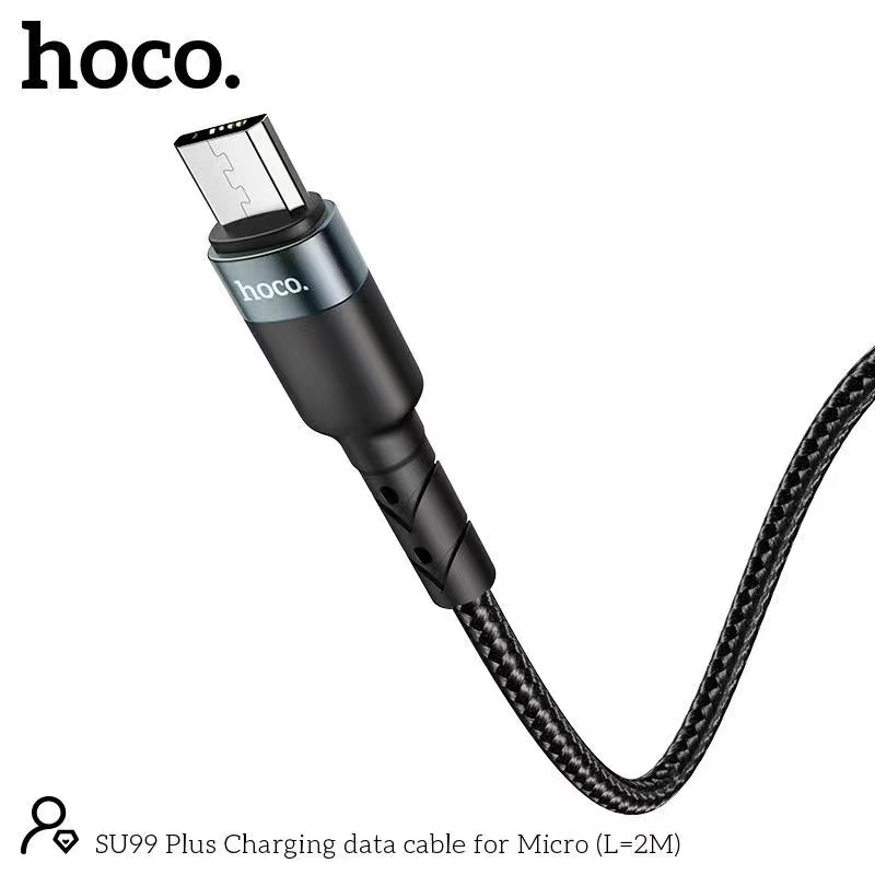 ใหม่สายชาร์จ Hoco SU99 1M 2.4AและSU99 Plus 2M 3.0A สายชาร์จสำหรับ แอนดรอยด์ สำหรับ for L/Micro USB/Type-C ราคา ถูกที่สุด ดีลบีเคเค แกลเลอรีภาพที่ 5