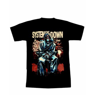 เสื้อยืดลาย System of a Down -งานสกรีน Handmade