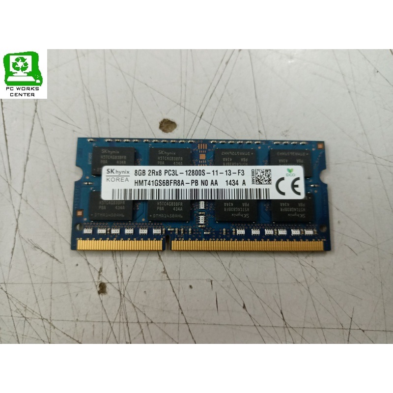 SK hynix 8GB 2Rx8 PC3L-12800S DDR3L RAM สําหรับโน้ตบุ๊ก 14092204