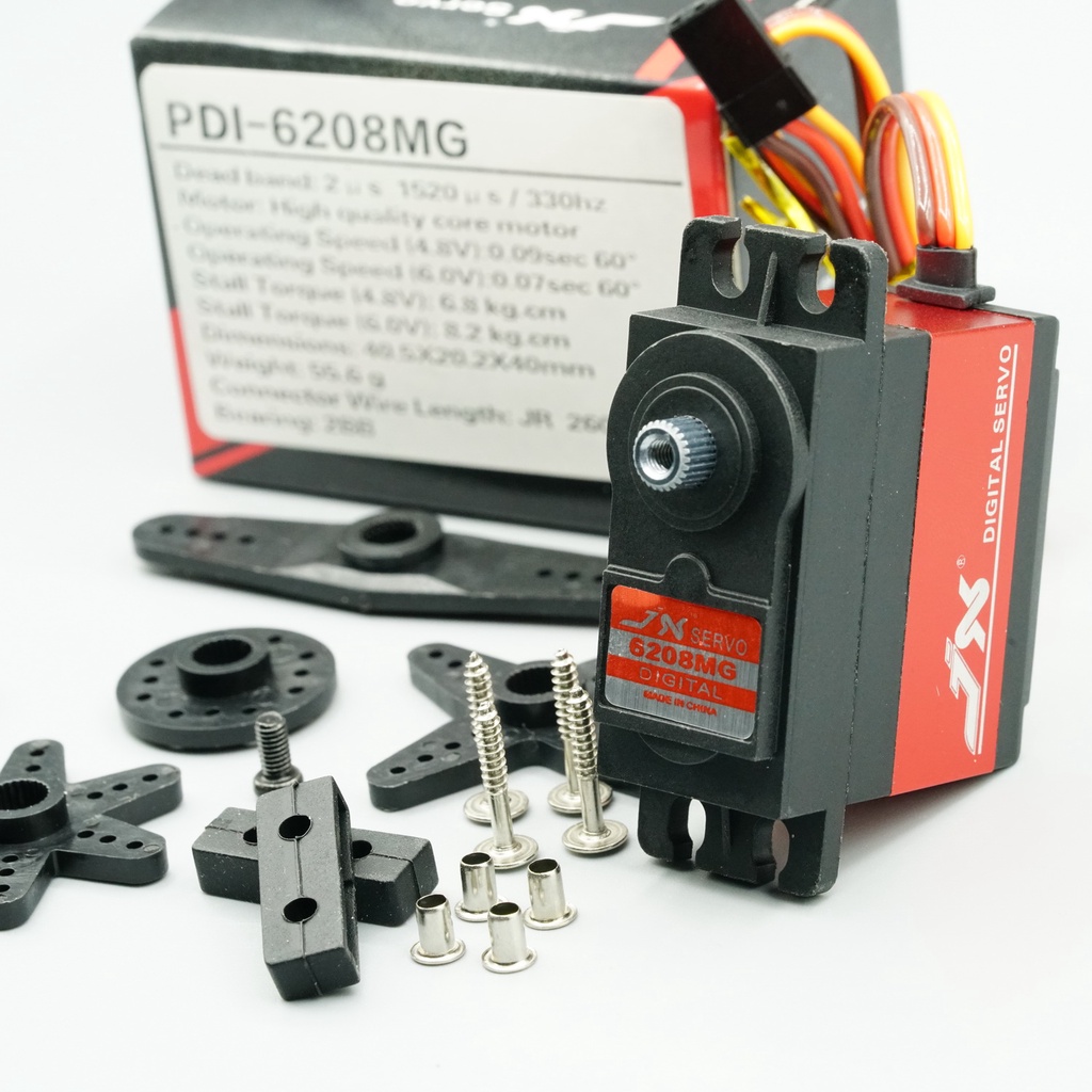 Servo JX PDI-6208MG 8KG   (สินค้าส่งจากกรุงเทพ)