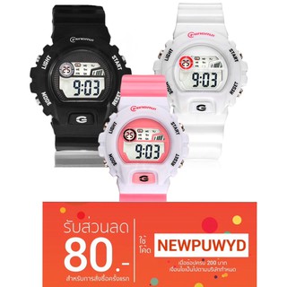 ฟรีกล่อง MINGRUI Watch MINGRUI MiNi SPORT Lady นาฬิกาข้อมือ ดิจิตอล สายยาง ผู้หญิง เท่ๆ ราคาถูก กันน้ำ สายยางเรซิ่น