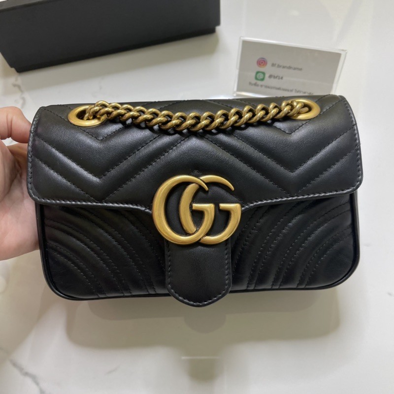Used gucci marmont 22 cm.