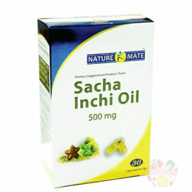 Springmate Sacha lnchi oil สปริงเมท น้ำมันจากถั่วดาวอินคา 500 มก. 30 แคปซูล