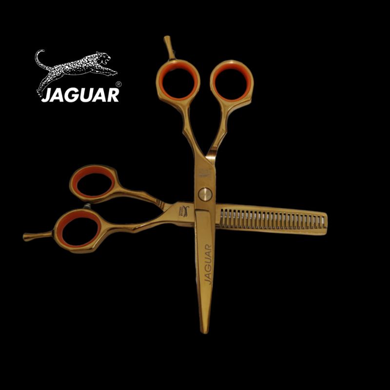 ถูก/แท้ Jaguar 1คู่  ชุดกรรไกรตัดผม ขนาด 5.5 นิ้ว