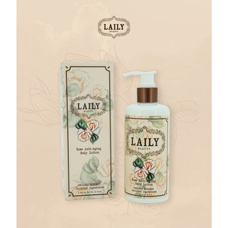 ฟื้นฟูผิวมีริ้วรอย โลชั่นบำรุงผิวกาย กลิ่นกุหลาบ LAILY Body Lotion 300ml