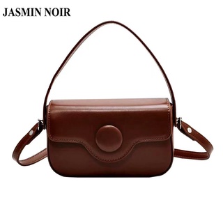 Jasmin NOIR กระเป๋าสะพายไหล่ สะพายข้าง หนัง PU สไตล์วินเทจ สําหรับผู้หญิง