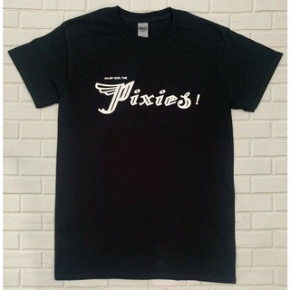 tshirtเสื้อยืดคอกลมฤดูร้อนเสื้อยืด ลาย Oh My God The Pixies สีดําSto4XL