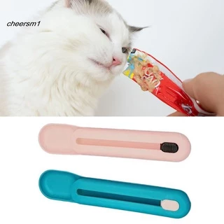 SKISOPGOBHQ พร้อมส่งจ้า ช้อนป้อน ขนมแมวเลีย ช้อนป้อนอาหาร ขนมแมว อเนกประสงค์ ที่ให้ แมวเลีย ขนมแมว