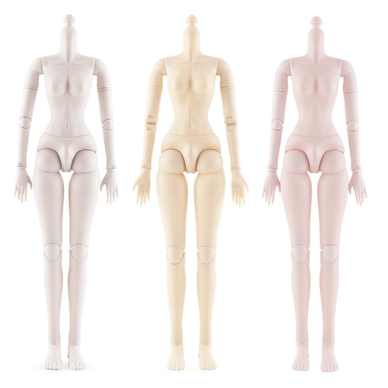 ตุ๊กตา BJD 3D ข้อต่อขยับได้ 60 ซม. สีขาว สีชมพู สําหรับตุ๊กตาผู้หญิง