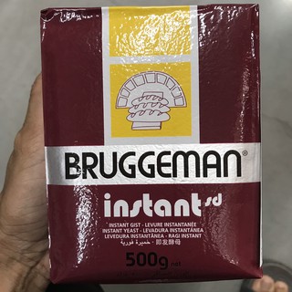 ยีสต์ แห้งสำเร็จรูปสำหรับโดที่มีน้ำตาลสูง รสหวาน ตราBruggeman ขนาด 500 g