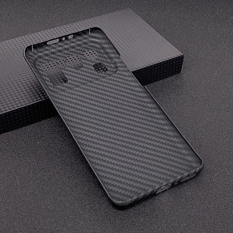 Real Carbon Fiber Lens Protection Phone Case for Xiaomi Mi 11 Ultra
