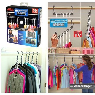 Wonder Hanger Max ราวแขวน ไม้แขวนเสื้อผ้า จัดระเบียบ