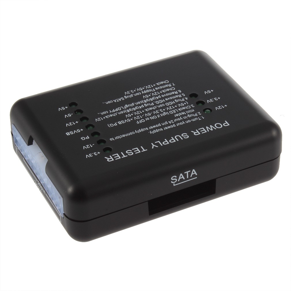 Led 20 / 24 Pin Psu Atx Sata Hdd เครื่องทดสอบพาวเวอร์ซัพพลาย Pc ...