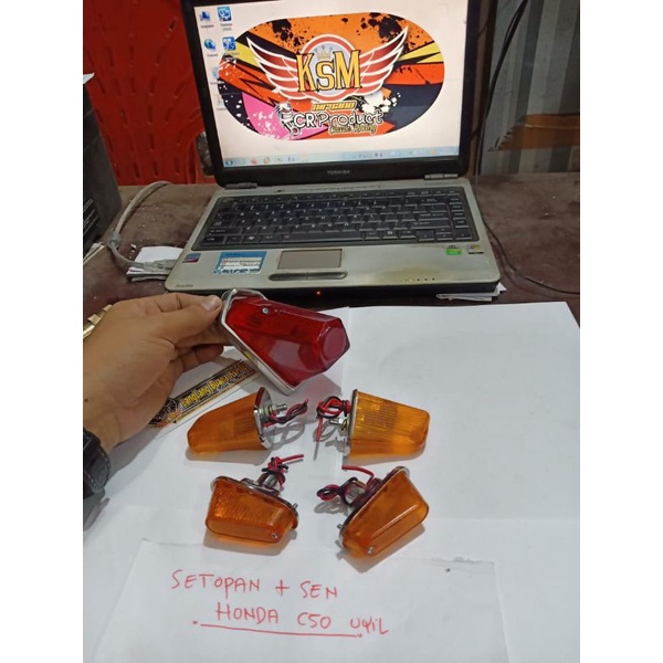 ตัวหยุดหลอดไฟ Honda c50/จุดipspot/fispot/C50 โคมไฟ/ตัวหยุดด้านหลัง Honda c50 /c50