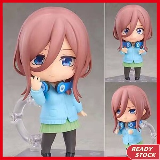 Nendoroid Nakano Miku 1306# ฟิกเกอร์ อนิเมะ The Quintessential Quintuplets ของเล่นสําหรับเด็ก