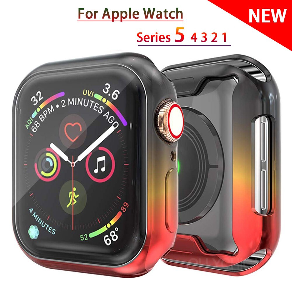 เคสนาฬิกาข้อมือ tpu สําหรับ apple watch 5 series 5 4 40 มม. 44 มม.